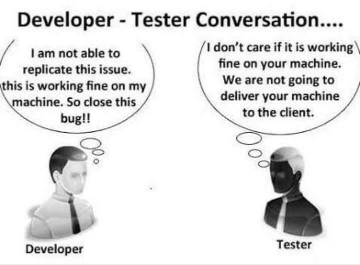 KatalonStore's tweet photo. A daily conversation between Developer and Tester 👇 😂

#MondayMotivation #KatalonStore #Katalon #KatalonStudio

Cre: SoftwareTestingStudio https://t.co/f63XuyoqJg