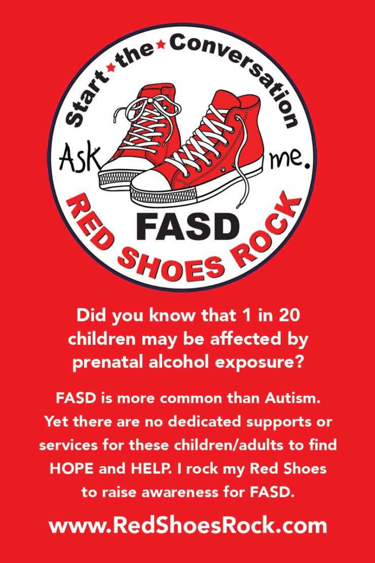 AboriginalAnd's tweet photo. 9/09/19 FASD Awareness Day. Let's rock the world and spread some FASD Awareness. #myabbc #fasd #RedShoesRock https://t.co/Rte1U2ujG4
