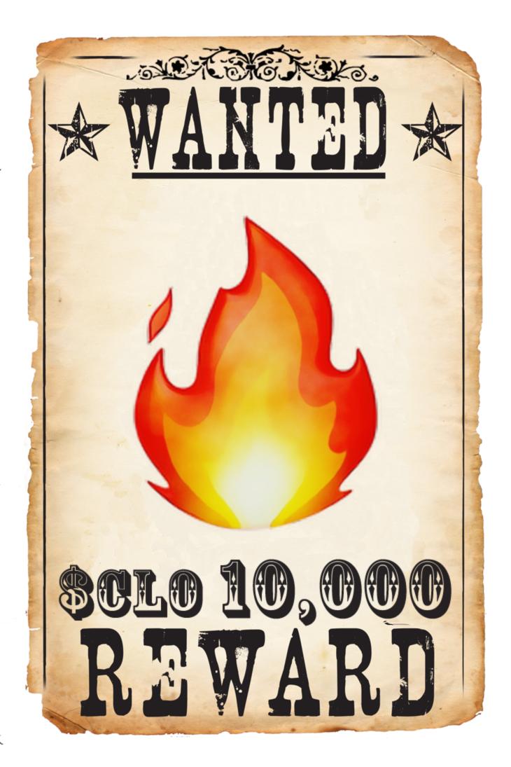 Every day during the week, one of our tweets will have a special character will you be able to recognize it?
For a chance to win 10,000 $CLO:

- Find our tweet with🔥
- Like it
- Retweet it
- Follow our twitter account

#CLO #CallistoNetwork #Bounty #Airdrop #Giveaway #AltSeason