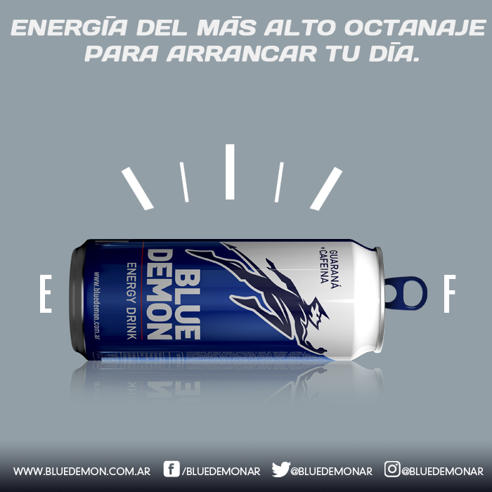 bluedemonar's tweet photo. Recargá tu #día con #BlueDemon.

#Energy #Drink #EnergyDrink #Argentina ##DeportesExtremos #Bebidas #Drinks  #Entrenamiento #Energizante #Energía #Gym #Gimnasio #Fit #Crossfit #Power #Medidor #Nafta #Combustible #Octanaje #Activate https://t.co/1kE4InYtn0