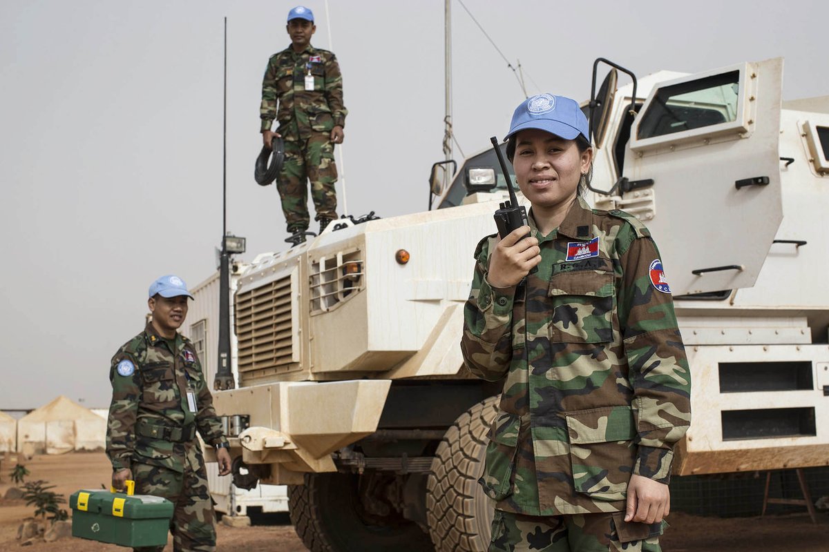 67) The UN is also equipped with its well known Peacekeeping forces, as well as their Army, Air Force, and Navy.