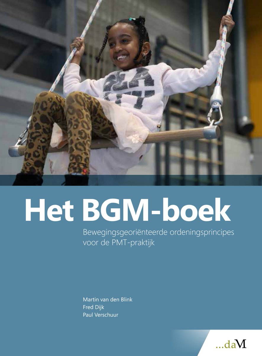 Zojuist verschenen het BGM-boek, Bewegingsgeoriënteerde ordeningsprincipes voor de PMT-praktijk van de auteurs Martin van den Blink, Fred Dijk en Paul Verschuur. Vijftien belangrijke ordeningsprincipes worden beschreven en toegepast op vier casussen. bit.ly/2knjq6l