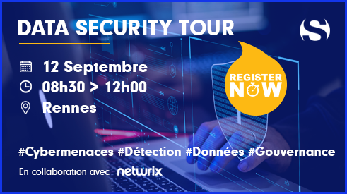 Sodifrance's tweet photo. [J-4 Matinale #cybersecurite #Rennes👉Register]
Des places sont encore dispo pour rencontrer nos experts en #cybersecurite et participer à des démos live pour apprendre à #protéger et #sécuriser vos #données.
Register👉 https://t.co/v3DmuXpXRo 
+ d’info👉 https://t.co/MnJPN6Zd9b https://t.co/4LOhxf6QL8
