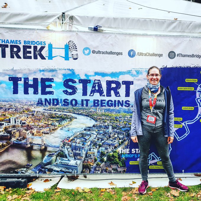 HospAction's tweet photo. Huge congratulations - and a BIG thank you - to the amazing @FannyHoulette! She completed the @ThamesPath100k in just over 24 hours this weekend and raised over £2K for #HospitalityAction! #thankyou https://t.co/Q8UlEcfhqW