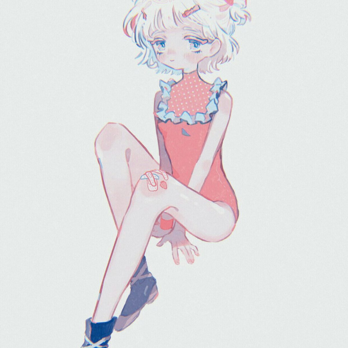 「_ 」|回る酸素のイラスト