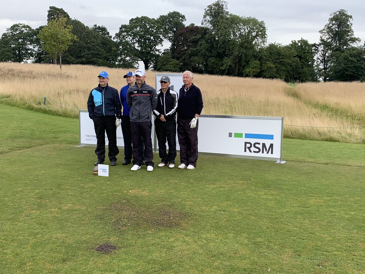 Jamie_ShenDuo's tweet photo. Just teed off on the first tee of our @PaulWaringGolf invitational! #RSMgolf #RSMevents https://t.co/8SRBMwTdzC