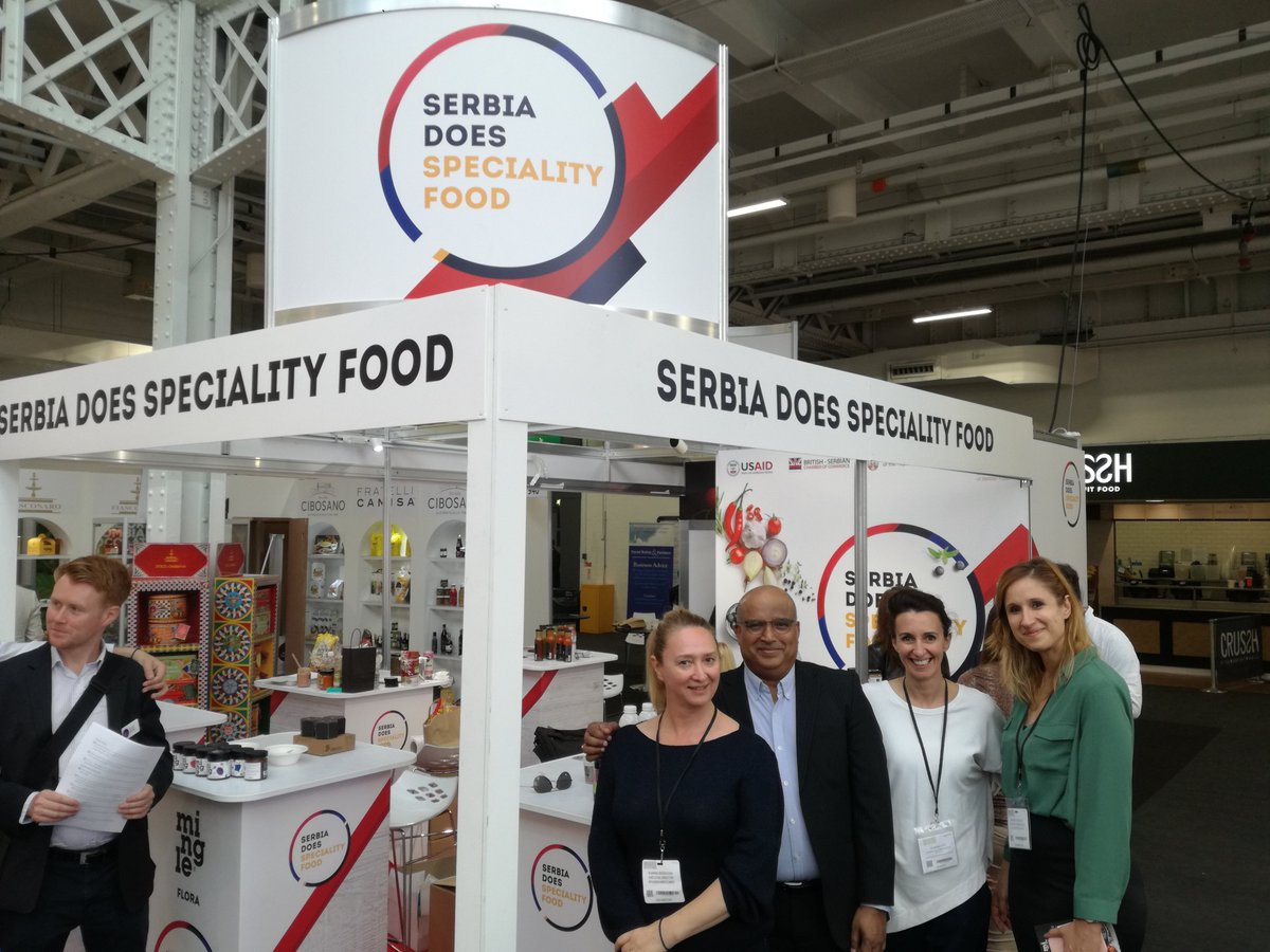 Debut participation of Serbian companies at the @SpecialityFair in London was quite impressive and memorable! 
Learn more about this successful and inspiring journey: bit.ly/2lDYQim

#SFFF19 #SerbiaDoesSpecialtyFood