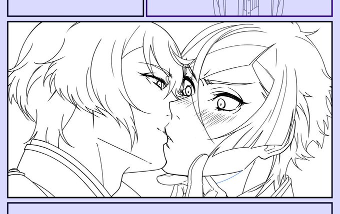 弊本丸のアニジャはキスする時絶対目を閉じないから!という強い主張 