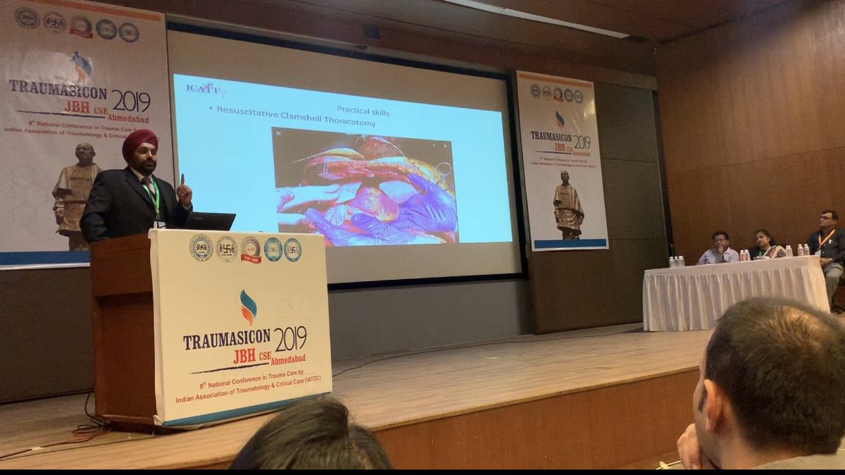 Rahulsardar's tweet photo. National Trauma Conference at Ahmedabad. https://t.co/c8OwW6AUHx