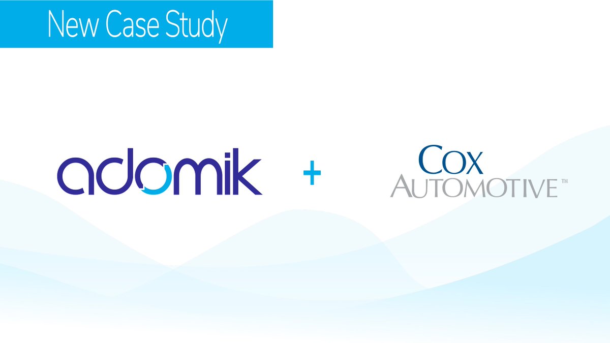 Cox Automotive has been using Adomik’s Report and Manage products since September 2018 to address their challenges. Check out the case study! go.adomik.com/case_study_cox…