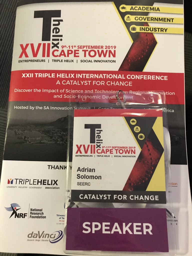 Finished the presentation of the <a href="/FIT4RRIEU/">FIT4RRI</a> project #RRI #ResponsibleInnovation #experiments at #THC2019 ! #RRI is the true way forward ! Great job <a href="/innovsummit/">South African Innovation Summit</a> for bridging with this year’s <a href="/TripleHelixA/">Triple Helix Association #ForThePeace</a> conference! <a href="/seercorg/">SEERC</a> <a href="/AtanasovskaInna/">Inna Atanasovska</a> @KetikidisP <a href="/NikosZaharis/">Nikos Zaharis</a> <a href="/ETodeva/">Emanuela Todeva</a>
