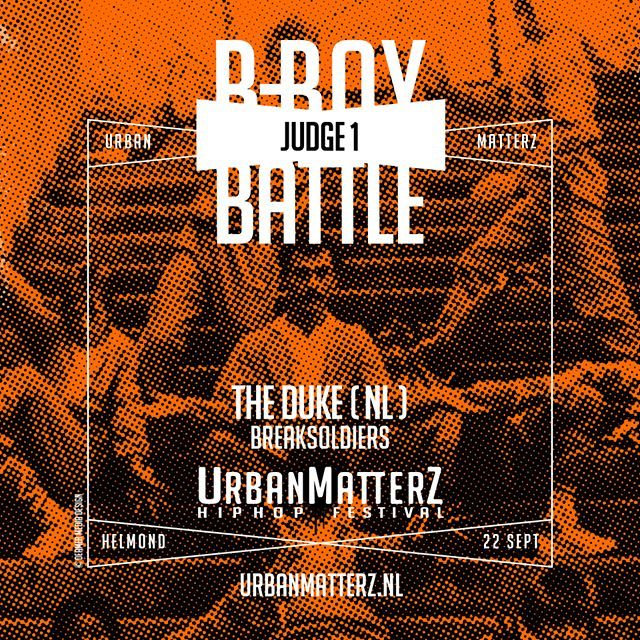 B-BOY BATTLE: UPDATE
Heb jij je al ingeschreven voor de UrbanMatterz B-Boy Battle? Over krap 2 weken komt breakdance talent vanuit heel Nederland (en daarbuiten) naar Helmond om te strijden voor 1000 euro cash (en de eer)! Als je meedoet aan deze battle … ift.tt/2ZSUmqq