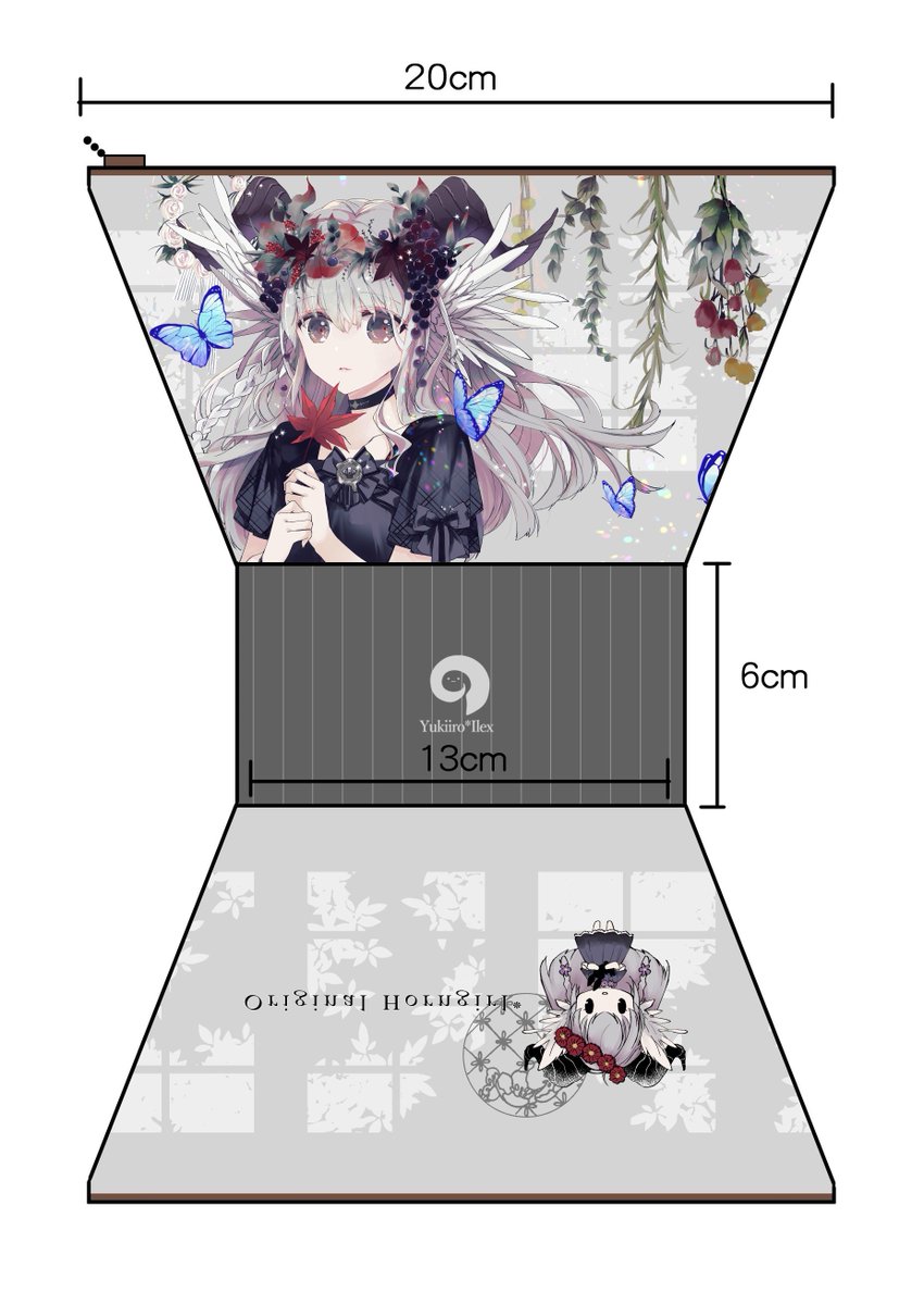 【グッズ告知】10月に作成予定の三角ポーチです!近日BOOTHにて予約開始しますのでよろしくお願いいたします✨ (11月イベントで頒布予定ですが、予約通販の方がお手元に届くのは早くなると思います。確実に入手したいという場合はご予約ください💦) 