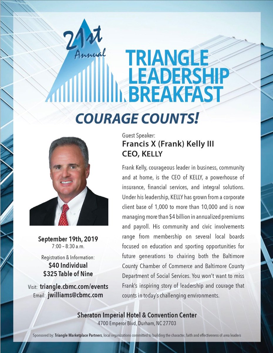 REGISTER TODAY! - 21st Annual Triangle Leadership Breakfast is on September 19th (Next Week!) - mailchi.mp/eff5651c7b2a/s…