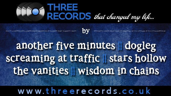 records_three's tweet photo. C'est Monday! Thanks to the following for taking part in Three Records this week: Flo from Another Five Minutes, Alex from @leg_dog, Jacques from @satmusicmb, Tyler from @starshollowia, Alan from @TheVanitiesUK and Richie from @WisdominChains!! https://t.co/8RVdhwUjEL https://t.co/W2fIL4Skv7