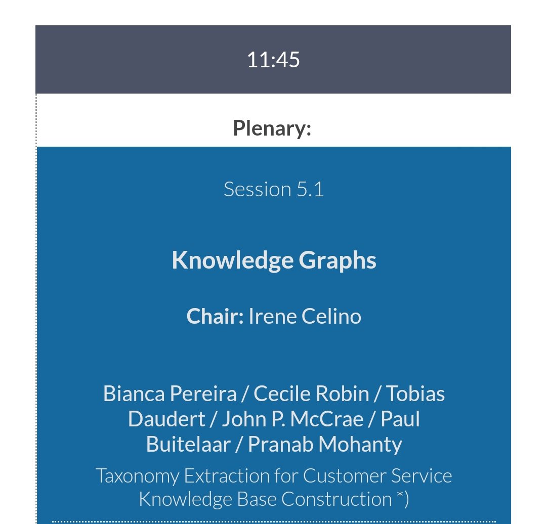 BiaResearcher's tweet image. Happy for our nomination for best paper award at #SemanticsConf (that * near the title) May my presentation be fair to all my co-authors work @johnmccrae @RobinCecile @TobiasDaudert Pranab Mohanty and Paul Buitelaar @uld_nuig @unlp_nuig @DSIatNUIG @insight_centre #semantics2019