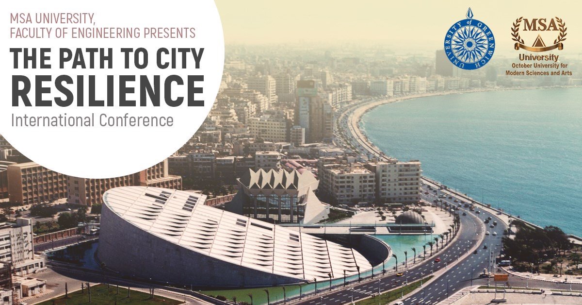 MSAUni_Official's tweet photo. Faculty of Engineering at MSA University is organizing an international conference ”THE PATH TO CITY RESILIENCE”. The conference shall be held in Bibliotheca Alexandria (Egypt) ,March 2020.

for more info visit: https://t.co/T5aPPtJQgy

#MSA #MSAUniversity #MSASupport #MSAENG https://t.co/mJJdU0HbDS
