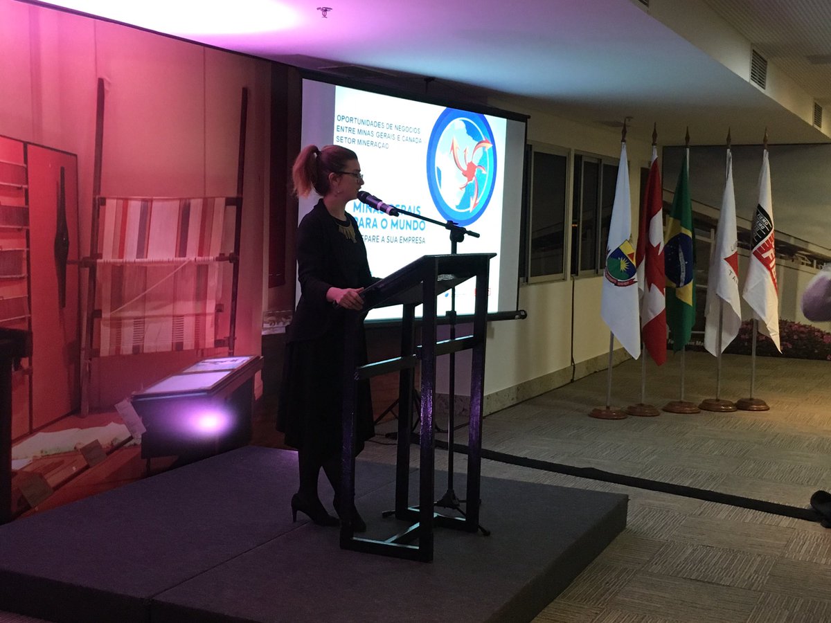 RaquelTrade's tweet photo. #CanadaNaExposibram - Consul Comercial do [CAN] @elise_racicot  e equipe @CanadanoBrasil recebem as empresas brasileiras na @SistemaFIEMG para reuniões com a delegação #canadense especializadas em #TransformaçãoDigital e #TecnologiasLimpas para o setor de #Mineração. #Sindiextra https://t.co/dNQjfw6cym