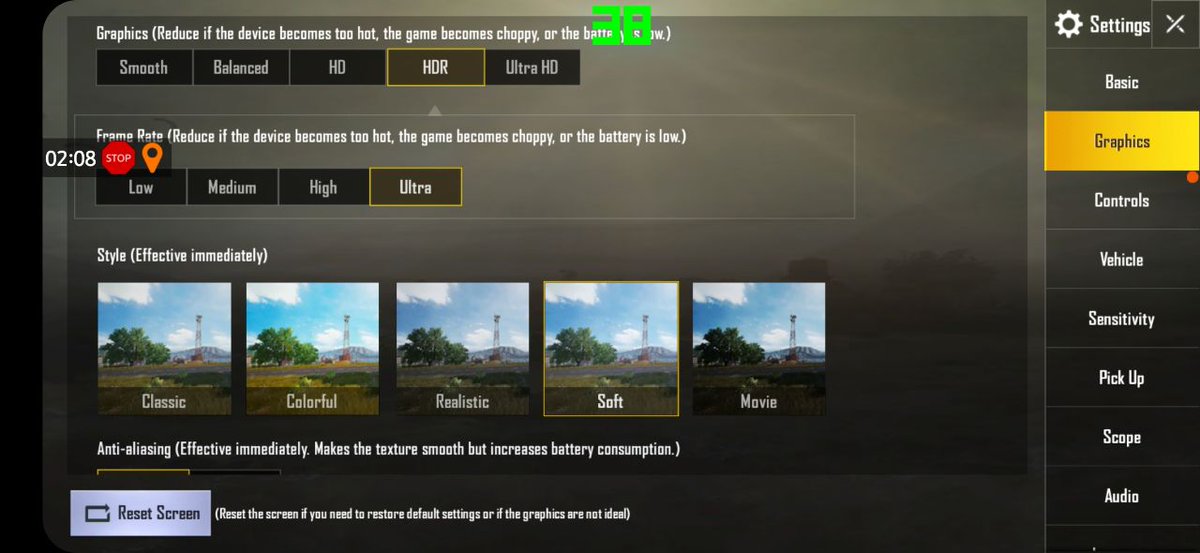 gadtorade's tweet image. Juga saat kita setting grafis di dalam Game #PUBG mobile, 
#Exynos9610 bisa di HDR dan Ultra
sementara
#Snapdragon660 mentok di HD dan High.
Ini semakin aneh, apa yang dilakukan Samsung atau Exynos nya?😅