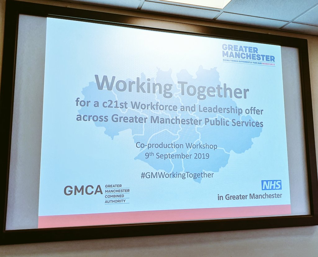 All ready to go in Oldham with the first co-production #GMWorkingTogether sessions with folk across GM Public Service - let the energies flow!