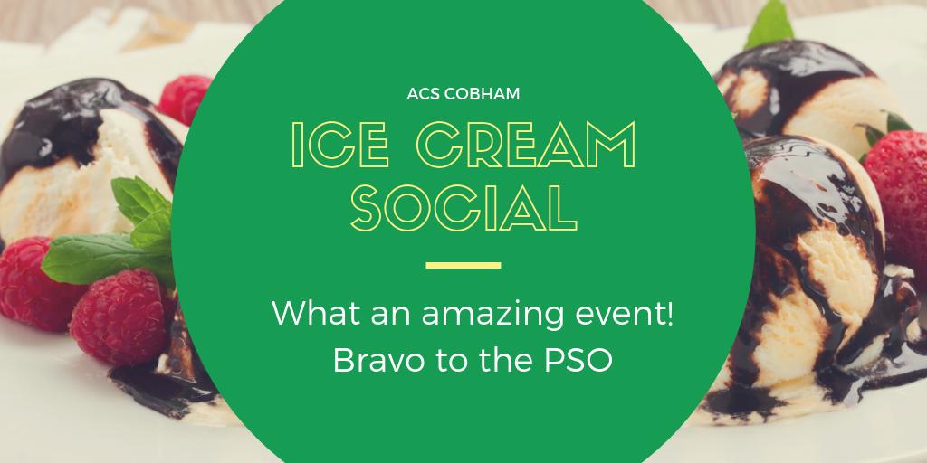 barnysandow's tweet photo. Hundreds of people at ACS Cobham on Sunday celebrating community through the medium of ice cream. All organised by the Parent School Organisation.
Way to go, PSO!

#LifeAtACS #ACSCobhamLife https://t.co/HL9ftVs3xG