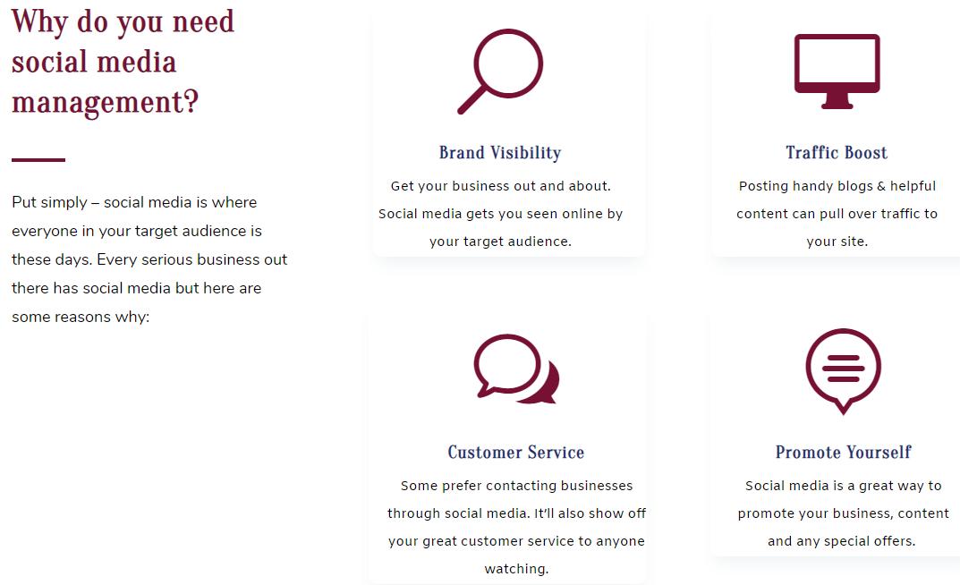 Social media - love it or hate it, it's a necessary part of growing a modern #business. If you'd rather not navigate the world of hashtags, Facebook groups &amp; DMs, let someone else take care of it all. 

Learn about my social media management services here: buff.ly/2MDf6eT