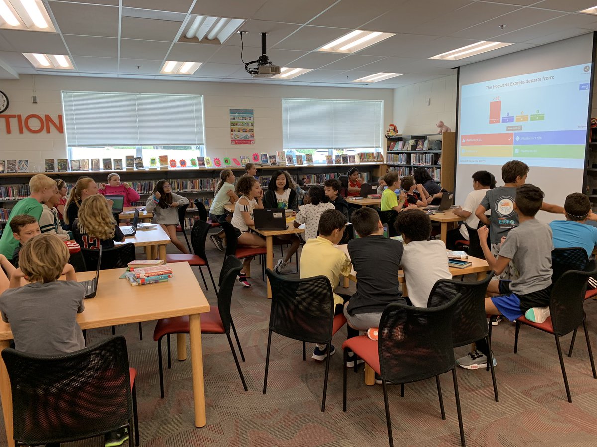 Kahoot! 6th graders practice #collaboration...so much fun! <a href="/Clermont_ES/">Clermont Elementary School</a> <a href="/CangroLib/">Kannan Cangro</a>