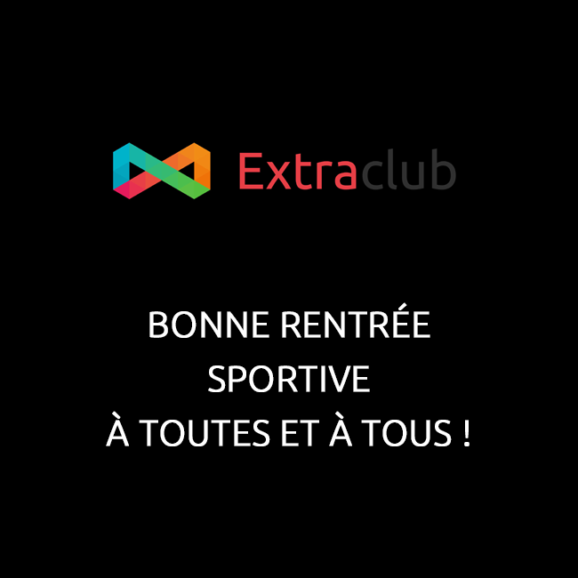 extraclub's tweet photo. Nous vous souhaitons une bonne rentrée et qu'elle soit dynamique et sportive ! https://t.co/Lu0KKhbgPB