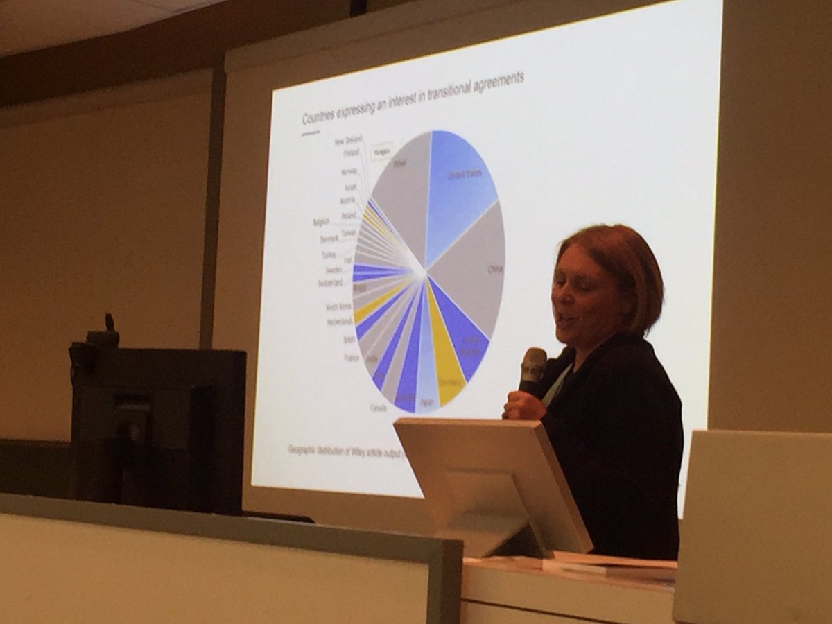 wisealic's tweet photo. Kathryn Sharples shows how many conversations about #OA transformative agreements are underway @Wiley - terrific stuff! #BSPF1 https://t.co/wYgBEoClD5