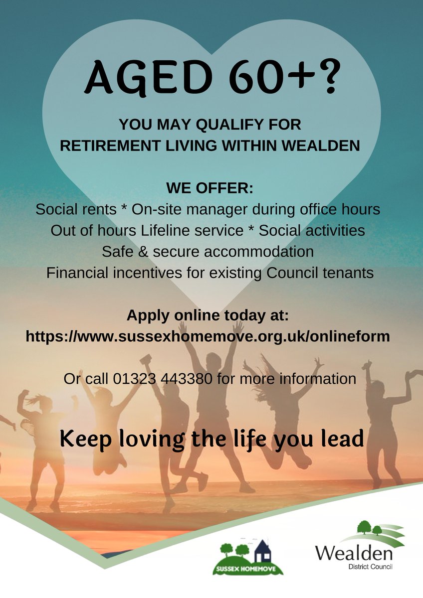 Wealden District Council On Twitter Over 60 And Interested In