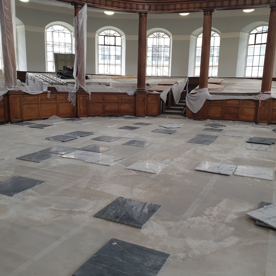 Big Jigsaw puzzle! The new flooring at All Saints looks absolutely beautiful. It should be ready for <a href="/TWHODs/">HODs in Tyne and Wear</a> <a href="/heritageopenday/">Heritage Open Days</a> Hard Hat tour on the 21st September.
