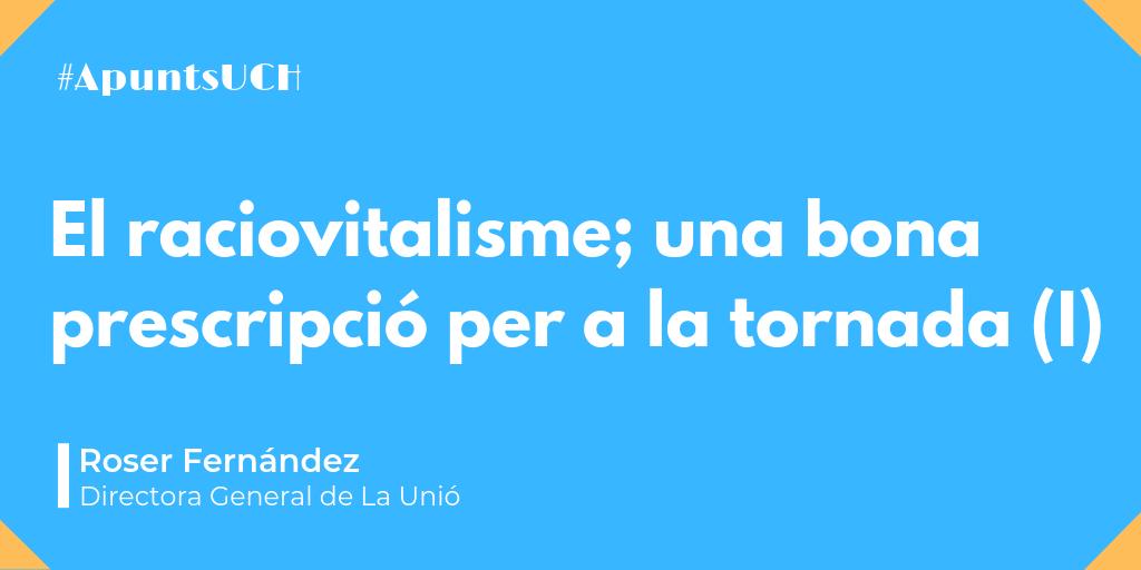 uchcat's tweet photo. 📌Nou #ApuntsUCH de la directora general, R. Fernández, sobre els principals elements d'entorn en l'àmbit #sanitari i #social. Apel·la al compromís col·lectiu x transformar i adaptar el sistema i les organitzacions x millorar l’atenció. #MésFuturUCH
👉🔗https://t.co/fquZCQmEVo https://t.co/MIbOGlrTIj
