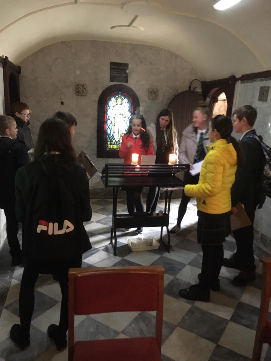 StJOHS's tweet photo. Students from 1A spending their day at the Carfin Grotto.. Day 1 of our S1 RE retreats! 🙏🏻 #developinginfaith https://t.co/nycZsIf5LO