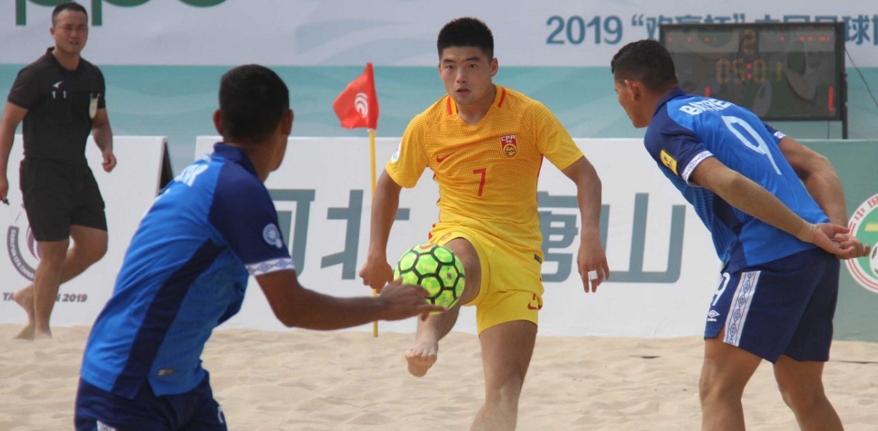 2019 Goalfun CFA China - Latino America Futbol Playa campeonato. EEBbYmeXsAAWltr?format=jpg&name=large