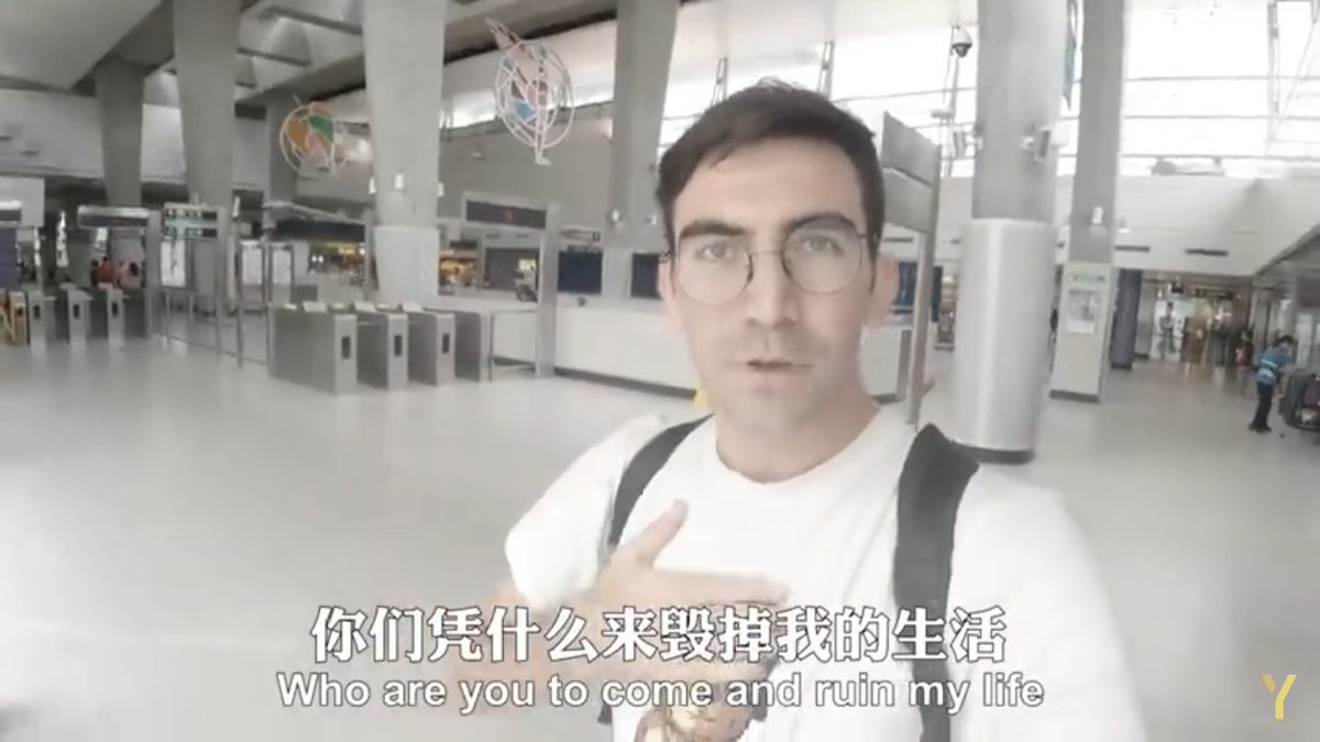 The video takes on an angry, personal tone and focuses on public facilities that’s been trashed and vox-pops of taxi driver and retail sales who say livelihoods are affected. Raz Gal-or who’s based in the Mainland after spending 5yrs in hk also said this: