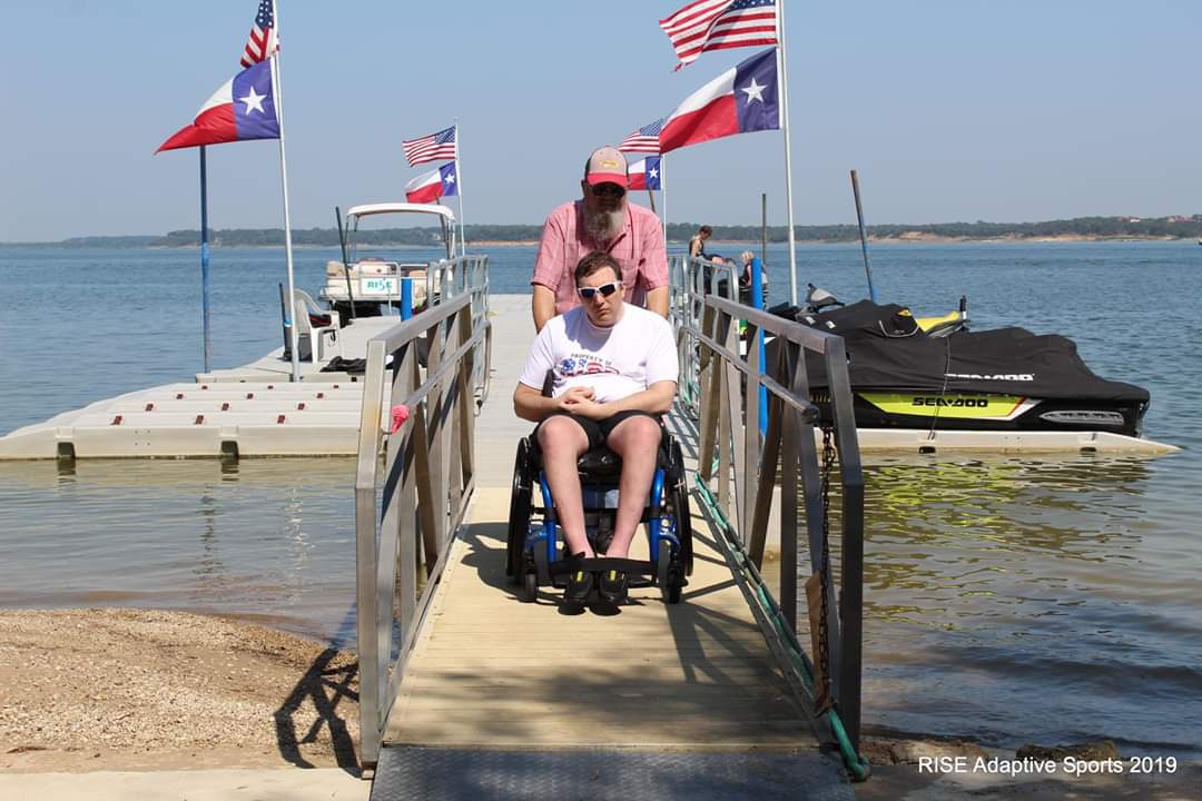 RISEAdaptive's tweet photo. What did you do Saturday? Jared Starr and Ryan Venable live to water ski! Freedom on the water. JUST DO THIS! 9-7-19
#adaptivewaterski #adaptvieski #icanski #risesummer2019 #icandothis https://t.co/ZkoZsfdtyX