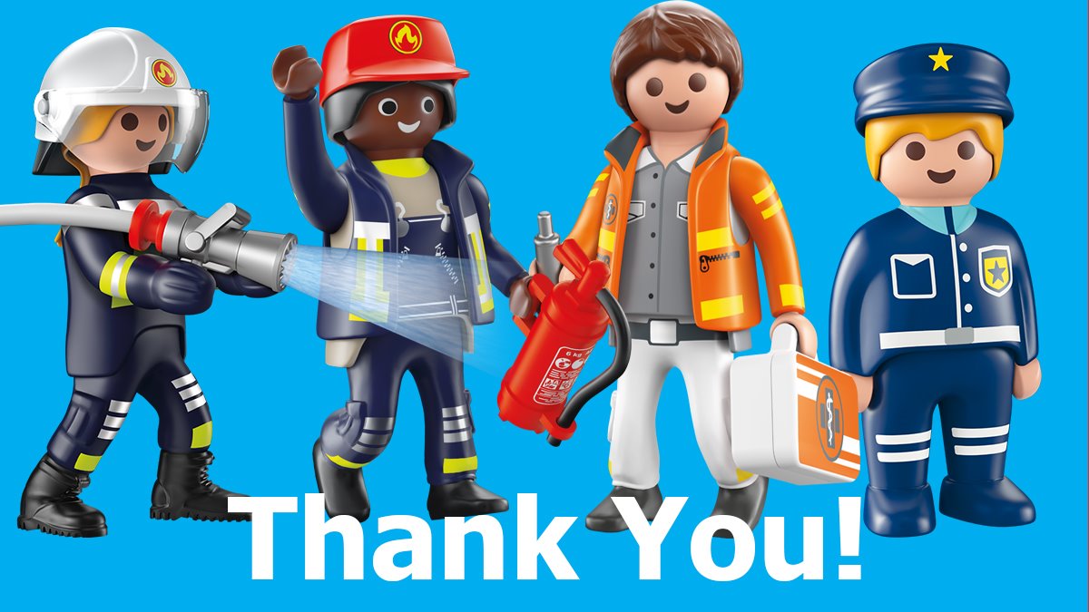 Playmobil UK on Twitter: "Join #Playmobil UK &amp; Ireland in celebrating #999DayUK We give thanks to all the amazing work our #Emergency do in keeping us safe #ThankYou https://t.co/jE5ZwnmrPu" / Twitter
