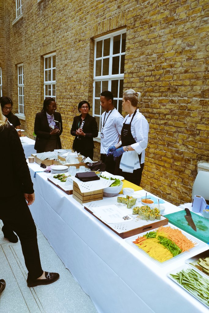 Talking about sustainability and catering in Hackney today. Plastic free never tasted so good 👌 @Servest_UK #Sustainability #CSR