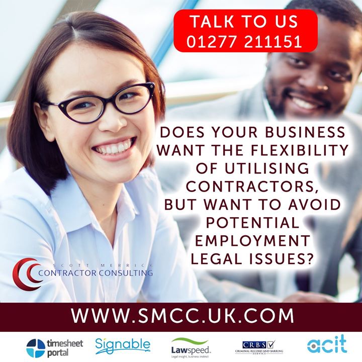 SMCC____'s tweet photo. https://t.co/axyu3aEH34
Does your business want the flexibility of utilising contractors, but want to avoid potential employment legal issues? Then talk to us....”

Phone no : +44 (0)1277 211151

#Contractors #Payroll #IT #UmbrellaServices #IR35 #PayrollCompany #Accountancy #PAYE https://t.co/C6EU0yqqOw