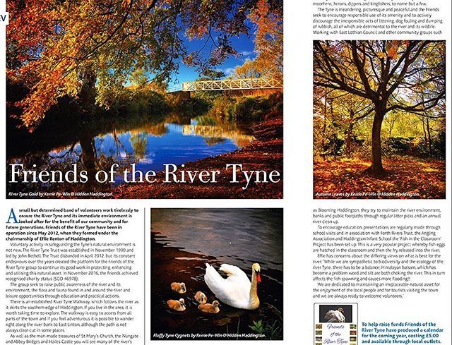 HiddenHadd's tweet photo. The autumnal issue of county magazine @eastlothianlife features @hiddenhaddington photos with a wonderful article on Friends of the River Tyne! 🦢
Available to purchase online @eastlothianlife or in local Haddington shops
@loftcafebakery @johngraycent… https://t.co/jCGxInQFp1 https://t.co/DdPnMZtCfx