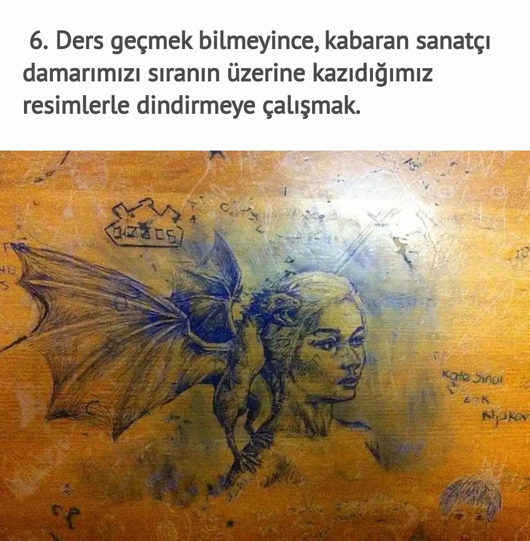 рисунки на партах в школе