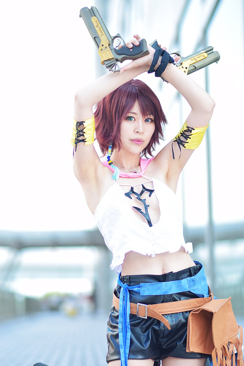 サークル製 FF10-2 歌姫ユウナ コスプレ衣装