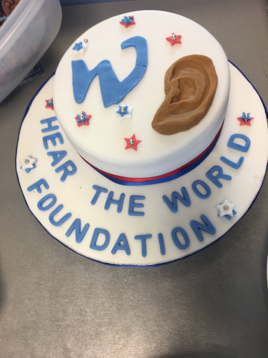 hear_the_world's tweet photo. #Sonovaemployeesrock! The colleagues from #BootsHearingcare whipped up a storm in the kitchen for their annual Bake Off competition. This year, they raised nearly Β£200 for Hear the World!
Thank you for putting so much effort into this and for raising funds for our cause! https://t.co/sA5Ril0rah