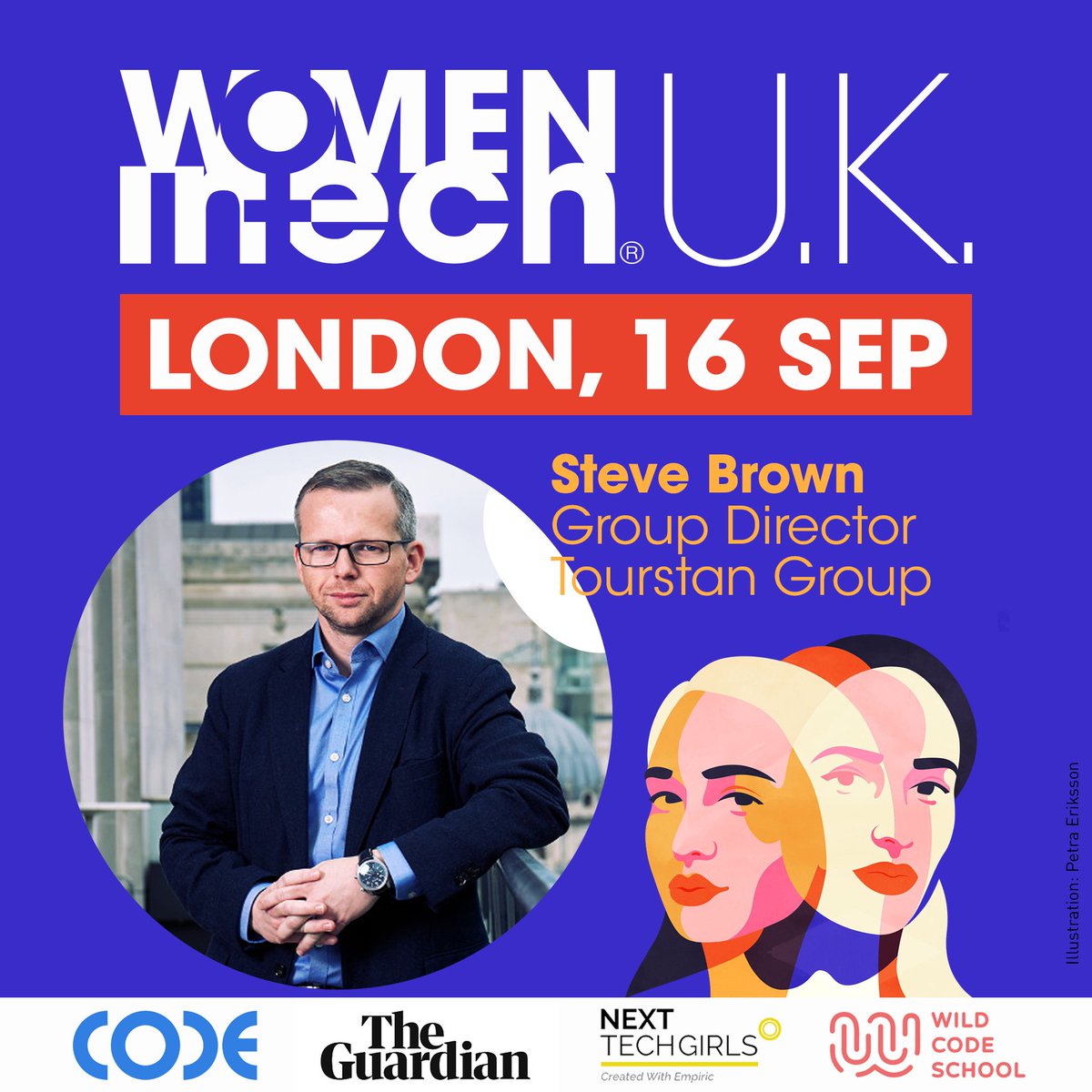 Group Director at Tourstan Group, <a href="/SB_EMPIRIC/">steve brown</a> has a significative background in the tech field. He'll be sharing his views and experience on #diversity in the tech industry during our #WomenInTechUK action lab on September 16th. Join him! Apply now 👇
 eventbrite.fr/e/women-in-tec…