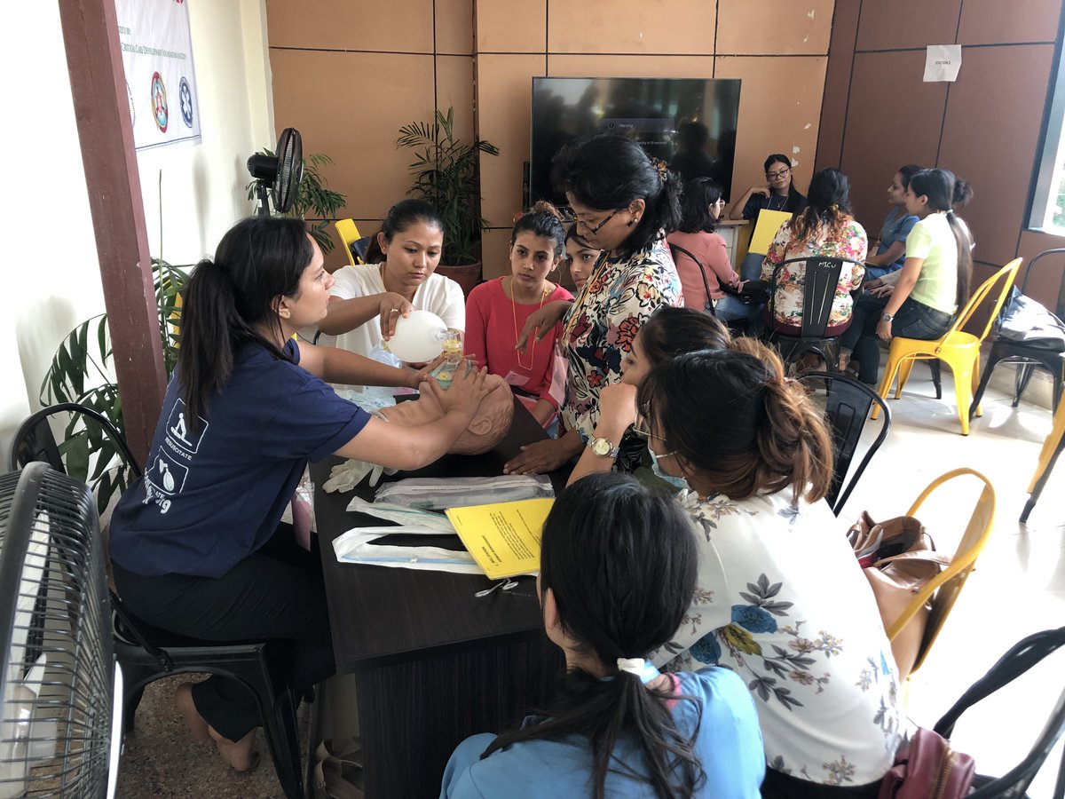 HAMSHospital's tweet photo. A two-day Workshop on “BASIC for Nursing” was conducted at HAMS in coordination with Critical Care Nursing Association of Nepal (#CCNAN) and Nepal Critical Care Development Foundation (#NCCDF).
#CriticalCareNurses
#EmpoweringNurses
#HAMSHospital
#HAMS
#Hospital https://t.co/Ho7LZAUGQz