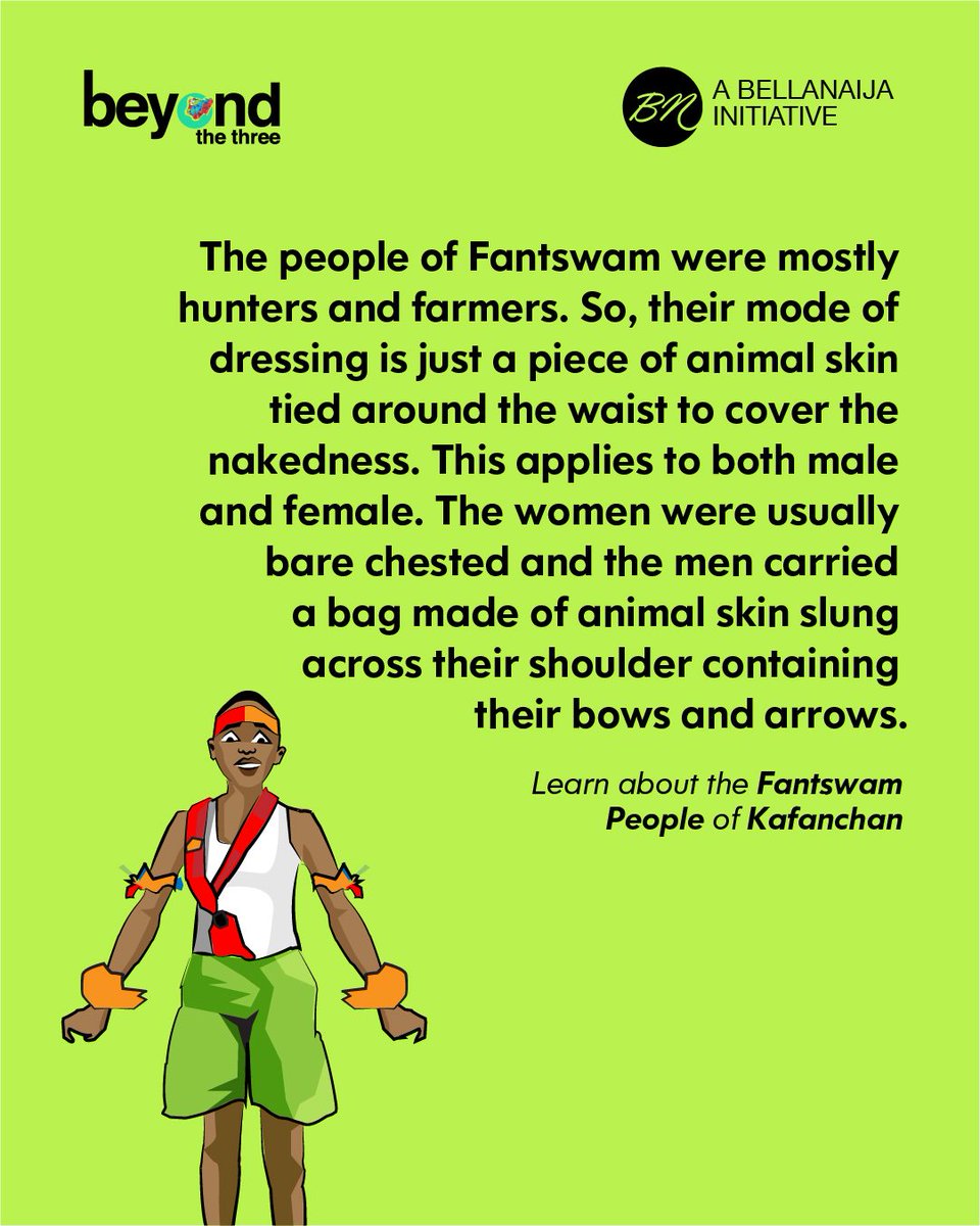 bellanaija's tweet photo. The Fantswam people of Kaduna, also known as Kafanchan, have a fascinating culture that includes their paramount ruler “Agwam Fantswam,” governing the six districts that make up the tribe. Read Kandyi as she tells us all about it on #BeyondTheThree
https://t.co/9mz3LTPpzm https://t.co/svjgtsZjBY