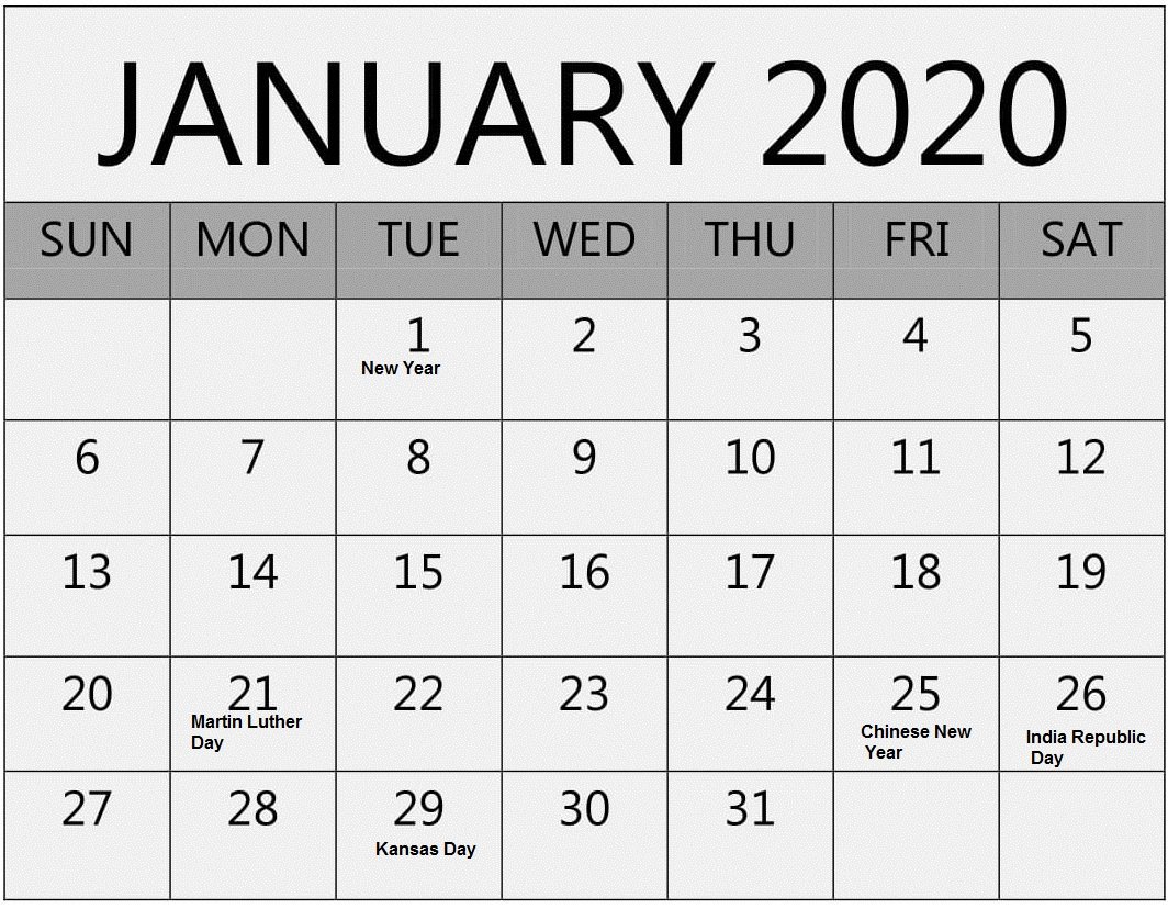 january 2020 calendar with holidays the holiday will give calendar with us holidays 2020