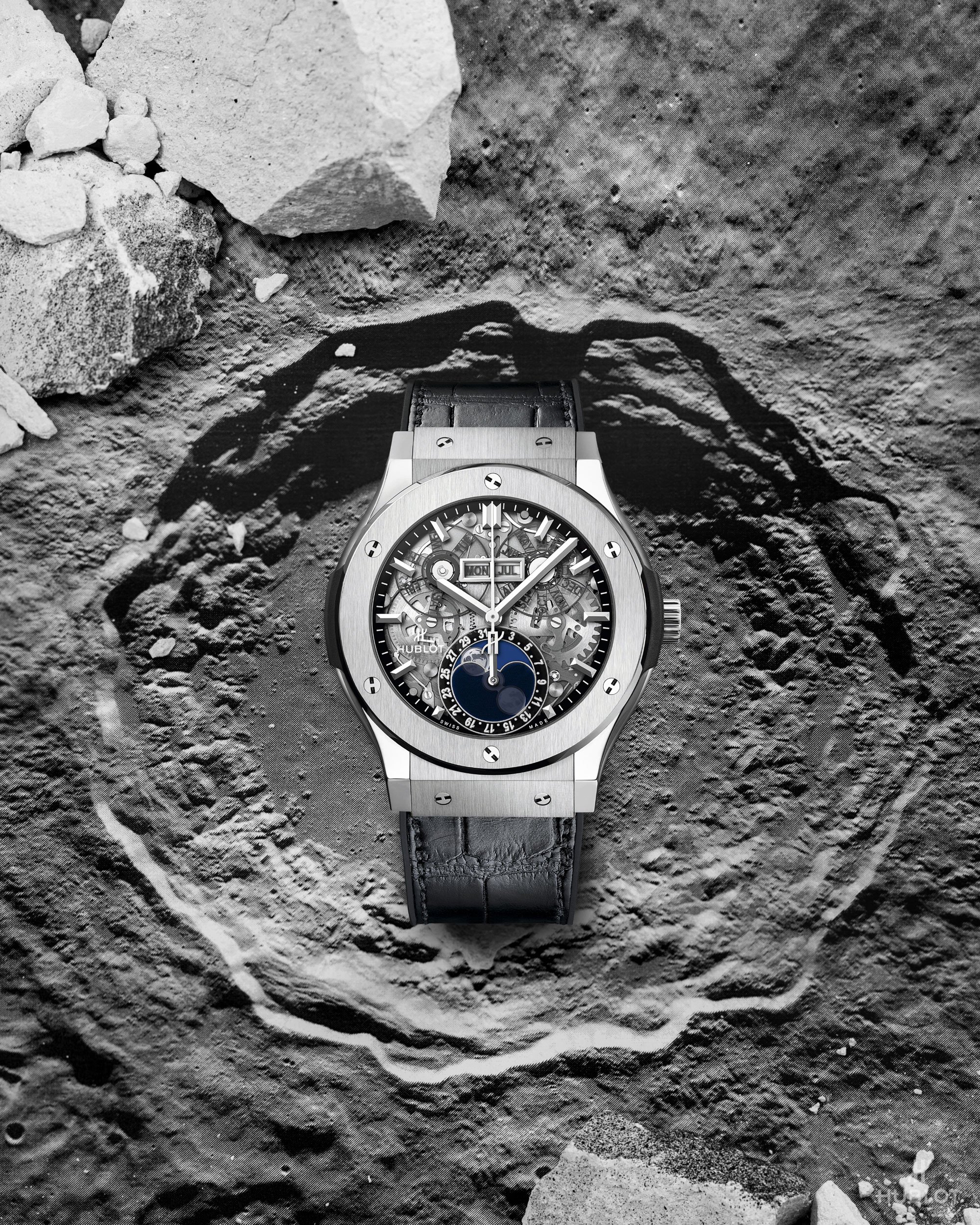 Hublot aerofusion hotsell moonphase titanium