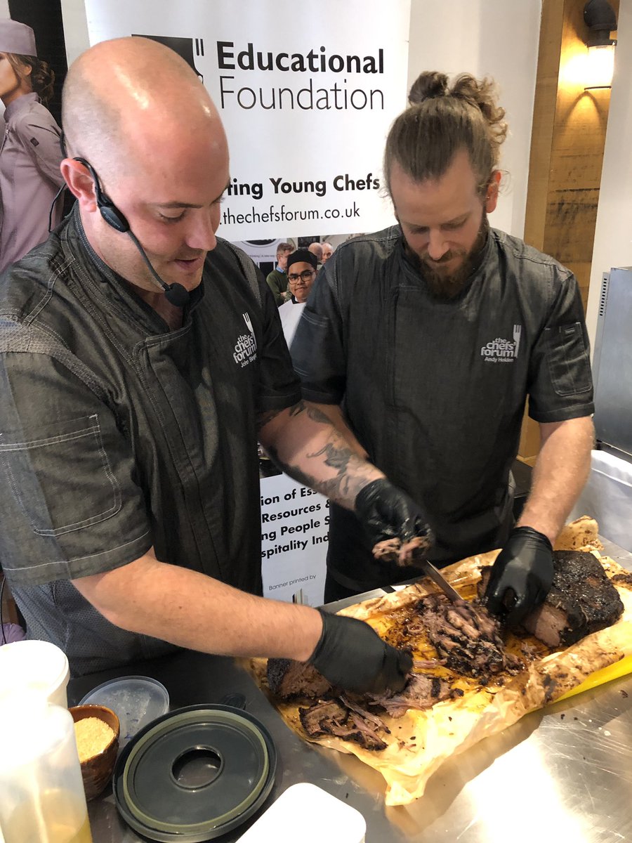 ๐๐๐ ๐ฒ๐๐๐๐โ ๐ต๐๐๐๐ยฎ๐ฝ (@thechefsforum) on Twitter photo <a href="/bingley_john/">John Bingley</a> looking sharp in his <a href="/chefworksuk/">Chef Works UK & Ireland</a> jacket - cutting up his famous smoked brisket @cavecanterbury @Gallery_NKC <a href="/NKCollege1/">North Kent College</a> <a href="/bingley_john/">John Bingley</a> looking sharp in his <a href="/chefworksuk/">Chef Works UK & Ireland</a> jacket - cutting up his famous smoked brisket @cavecanterbury @Gallery_NKC <a href="/NKCollege1/">North Kent College</a>