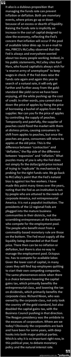 Vladimirth's tweet photo. FYI-040728 The #NaturalInterestRate | #JudeWanniski #Contraction #Deflation #Expansion #Inflation #InterestRateTargeting #Corporatism #Fed. H/t @PieFarmer https://t.co/V6SEk4B3Bn https://t.co/2rKDLT6reC
